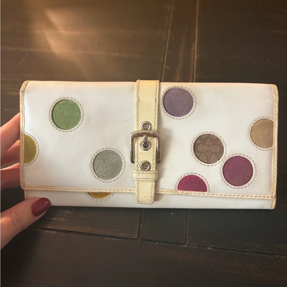 Coach Handbags - Rare Coach Polka Dot Wallet